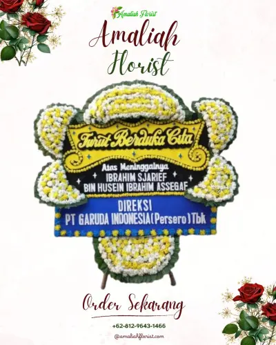 Papan Bunga Duka di Handil Bakti