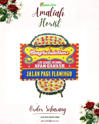 Bunga Papan Congratulation di Handil Bakti